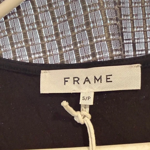 Frame Denim Women's Elegant Black Blouse - Picture 2 of 4